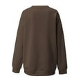 thumbnail image 4 of Nouveaux Hauts pour Femmes 2023 Mode Imprimé Col Rond Chandail Manches Longues Blouse Confortable Chandail en Molleton Coupe Décontractée Chandail en Molleton Oversize pour Femmes, 4 of 6