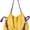 Yellow, variant on SPEKSEE Slouchy Shoulder Bag Large Lightweight Slouchy Hobo Tote with Rope Strap Casual Travel Duffel Nylon Purse Alt Overnight Bag