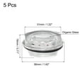 thumbnail image 2 of Unique Bargains M27x1.5mm Male Threaded Organic Glass Air Compressor Oil Level Gauge Sight Glass 5Packs, 2 of 5