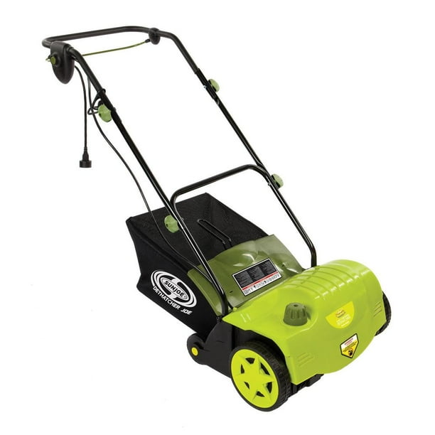 sun joe dethatcher battery