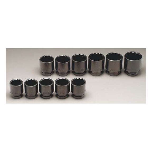 Wright Tool 3/4 In. Dr 11 Pc. 12 Pt Impact Socket See 1-5/16 To 2 In.