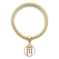 thumbnail image 1 of bracelet Pendentif expression en Chaîne skyline code morse Bijou Ornement de Main, 1 of 3