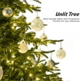 thumbnail image 4 of OasisCraft 7.5ft Aspen Fir Artificial Christmas Tree Unlit (Unlit, 7.5FT), 4 of 6