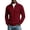 Wine, variant on GrmtClth Men's Quarter Zip Pullover Sweatshirts Mock Neck Casual Long Sleeve Fall Winter Warm Blend Sweatshirt Dark Green M