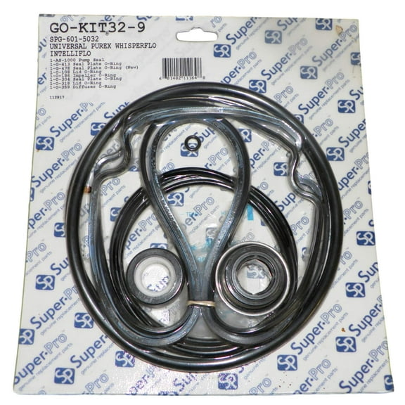 Super Pro GO-KIT32-9 Universal Purex Whisperflo SPG-601-5032 GOKIT329 Seal Kit