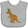 thumbnail image 3 of Inktastic Kangaroo Cute Boys or Girls Baby Bib, 3 of 4