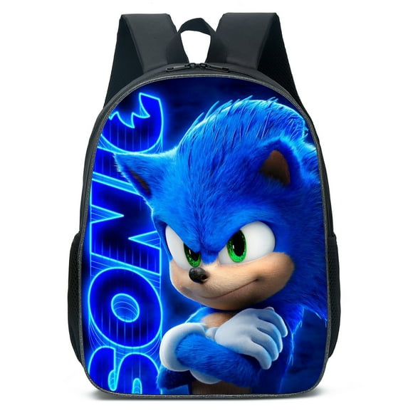 AFeng Nouveaux Sacs d'École Primaire et Secondaire Dessin Animé Animation Sonic Sonic Sacs à Dos pour Enfants Sac d'École Dessin Animé Anime Mochila