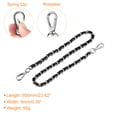 thumbnail image 2 of Uxcell Purse Chain Strap, 24" Purse Strap Shoulder Bag Replacement Strap, 2Pack Black&Silver, 2 of 6