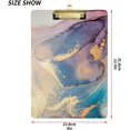 thumbnail image 3 of FMSHPON Luxury Abstract Art1 Clipboard Hardboard Wood Nursing Clip Board and Pull for Standard A4 Letter 13x9 inches, 3 of 8
