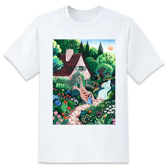 Basic Oversize Tees For WomenHouse Loose Boyfriend Shirts Casual Blouse round neck