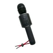 Singing Machine Move Microphone with Lighting Effects and Bluetooth, SMM575, Black