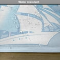 thumbnail image 6 of Ambesonne Cartoon Place Mats Set of 4, Ship Rainbow, Standard Size, Multicolor, 6 of 6