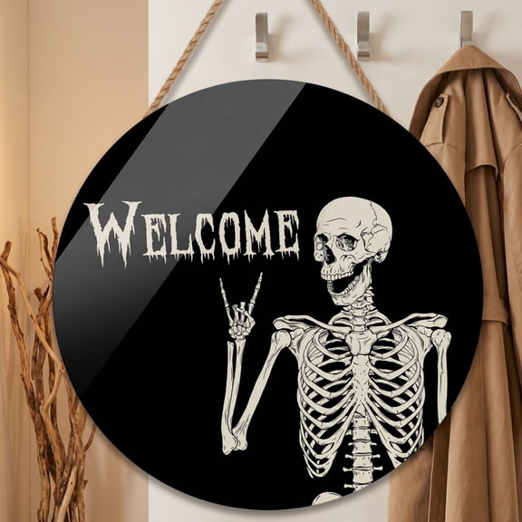 Thanksgiving Fall Halloween Decoration for Home Indoor Outdoor Clearance Under $5.00!Halloween Skull Decoration Pendant Party Activity House Pendant Home Door Garden Courtyard Decoration Craftwork