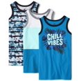 thumbnail image 1 of Camiseta sin mangas The Children's Place, sin mangas, a la moda tropical, paquete de 3, 1 of 1
