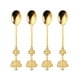 thumbnail image 1 of EeaseMX cucharas de acero inoxidable, cucharas de corona, cucharas de café, cucharas de postre y cucharas de azúcar., 1 of 7