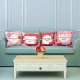 thumbnail image 3 of Fiudx Funda de Almohada para San Valentín, con Estampado Romántico, Ideal Como Regalo para Parejas, Decoración para El Hogar, Sala de Estar y Dormitorio, Lavable a Mano, 45 X 45 Cm, 3 of 5