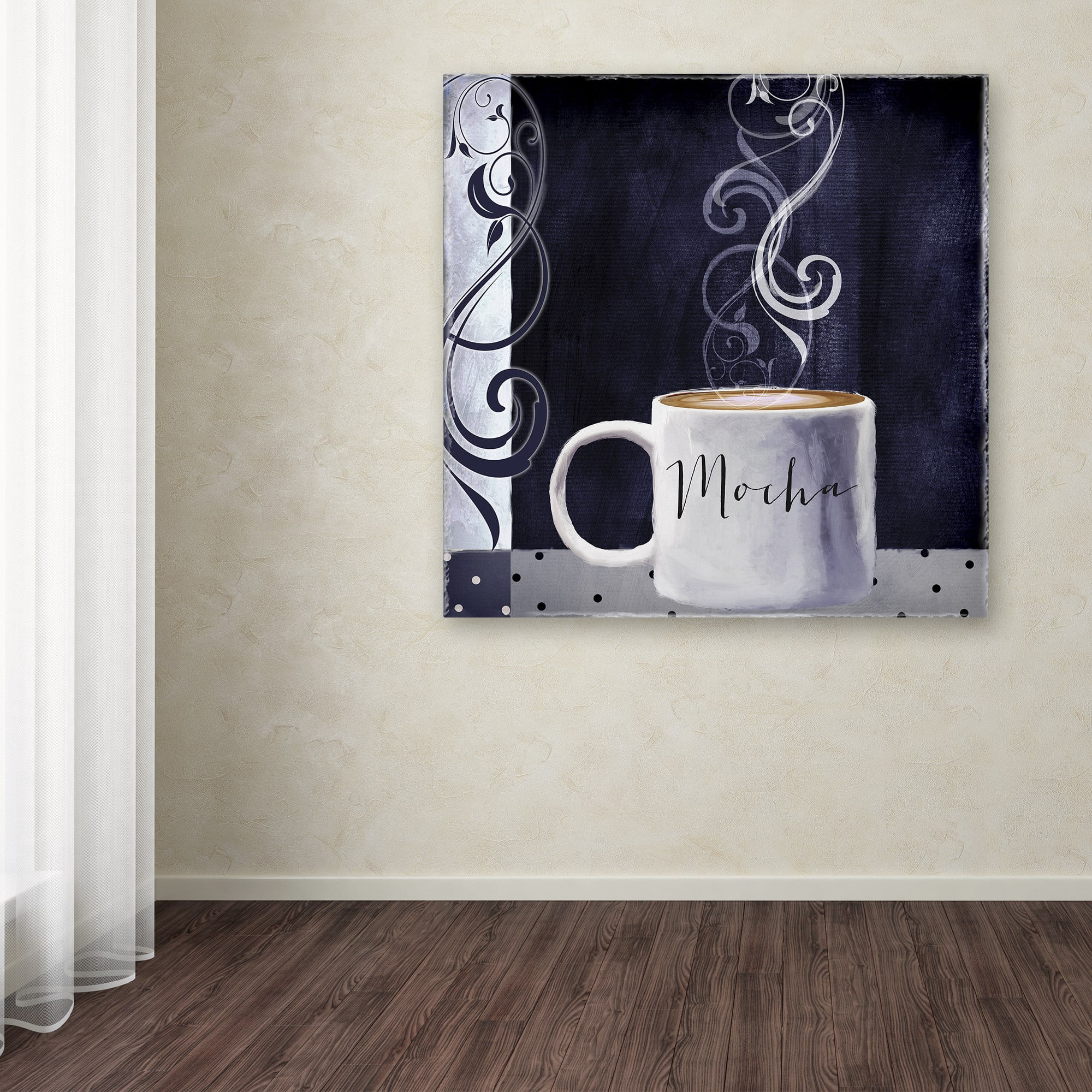 Trademark Fine Art "Cafe Blue III" Canvas Art by Color Bakery