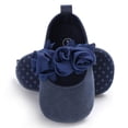 thumbnail image 5 of Yoyauz Baby Girl Mary Jane Shoes Anti Slip Rubber Sole Ballet Slippers Princess Dress Wedding Shoes Newborn Kids Shoes Toddler Shoes（0-12 Month）, 5 of 7
