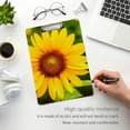 thumbnail image 5 of FMSHPON Sunflower Clipboard Hardboard Wood Nursing Clip Board and Pull for Standard A4 Letter 13x9 inches, 5 of 7