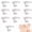Silver, variant on Stcellnmex Adjustable Reusable Nail Rings No Adhesive Fingernail Decoration Silver 10 Pack