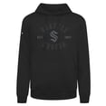 thumbnail image 2 of Men's Levelwear  Black Seattle Kraken Podium Abyssal Pullover Hoodie, 2 of 3