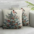 thumbnail image 3 of COMIO Christmas Pillow Covers, Christmas Decorative Pillow Cover for Couch Sofa Bed Cardinal Brids Design, Xmas Decoration Farmhouse Cushion Covers Winter Holiday Decor for Home, 3 of 5