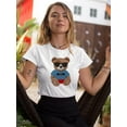 thumbnail image 2 of Fashion Bear Cool Boy T-Shirt Women -Image by Shutterstock, Female Large, 2 of 4