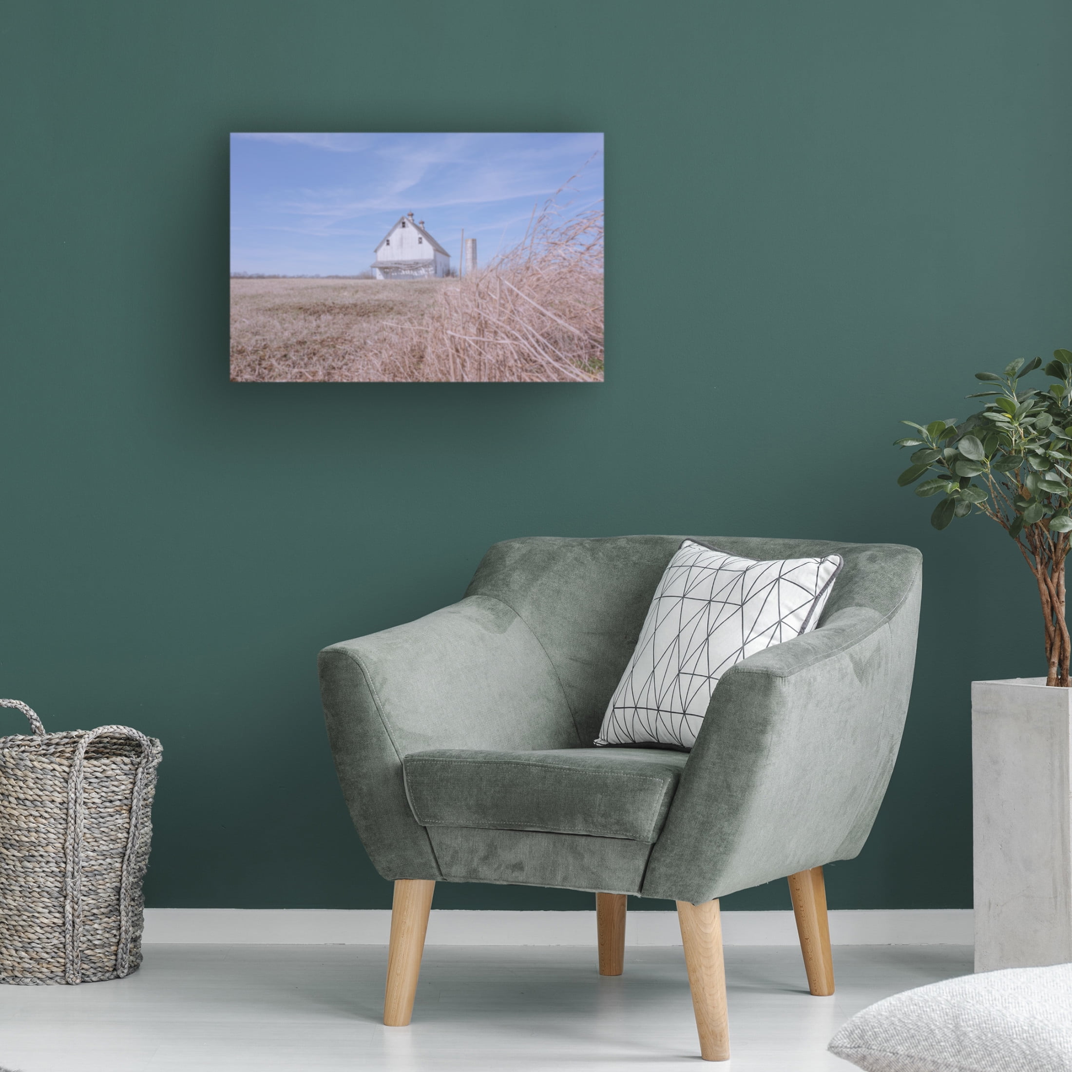 Canvas Wall Art - Life BeautifuLEE 'Farm Life Long Ago' Wall Art for Living Room, Bedroom, or Office Décor by Trademark Fine Art - 32 x 22 Inches
