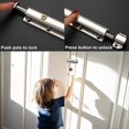 thumbnail image 4 of 2pcs Stainless Steel Door Catch Door Latches + 12 Screws Self-Locking Latch Door Safety Latch Lock Knob for Interior Door Closet Window Bedroom, 4 of 4