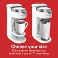 thumbnail image 4 of pupikeji 47621 The Scoop Single Serve Coffee Maker & Fast Grounds Brewer for 8-14oz. Cups, Brews in Minutes, Next Gen, White, 4 of 16