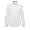 thumbnail image 1 of Alexandra - Camisa de trabajo con mangas enrollables para mujer (Blanco/Lima), 1 of 1