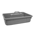 thumbnail image 2 of Jones Stephens T60124 *Cvr* Tote Tray 12-1/2X18x4-1/2 - Grey, 2 of 2