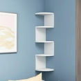 thumbnail image 3 of Shoreew Multi-layer Wall Shelves High Stability Strong Load-bearing Simple Installation Easy to Clean Floating Shelves Corner Bookshelves, 3 of 6