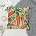 thumbnail image 2 of FUMJ  Easter Pillow Covers Easter Decorations Watercolor Carrots Throw Pillows Spring Farmhouse Decor Cushion Case for Sofa Couch, 2 of 5
