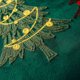 thumbnail image 4 of Funda de Cojín Navideña con Bordado de Árbol de Navidad, Diseño Verde Flocado, 45X45Cm, Ideal para Decorar El Sofá | Funda de Cojín para Fiestas Navideñas (1 Unidad), 4 of 7
