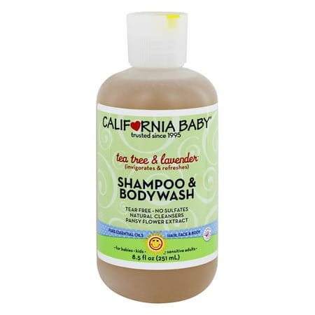 California Baby Tea Tree &amp; Lavande Shampooing &amp; Bodywash, 8,5 fl oz