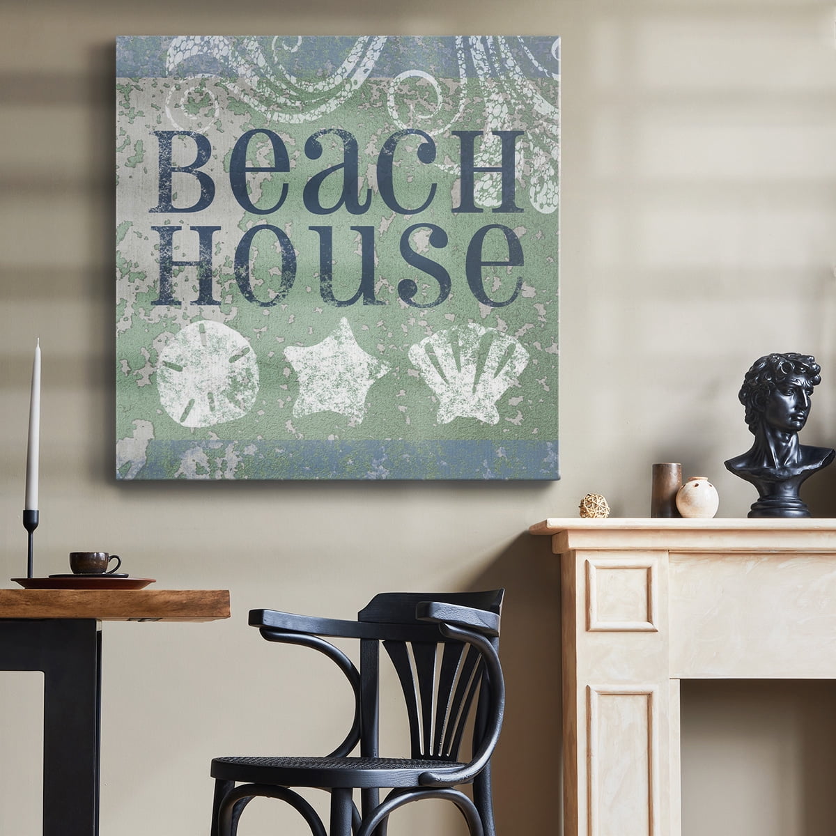 Wexford Home Beach Sign I-Premium Gallery Wrapped Canvas, 16" x 16" - Ready to Hang
