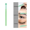 thumbnail image 2 of Brosse à Sourcils Exquise Brosses à Sourcils Outil de Maquillage Eyeliner à Usage Unique Accessoires Femme Outils de Cils Multifonctions Forme Ronde, 2 of 7