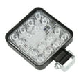 thumbnail image 2 of Off Road Driving Lamp, 48W 3000LM LED Pod Work Light Universal IP67 Waterproof  For Car For Boat For Motorcycle Square, 2 of 8