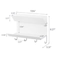 thumbnail image 7 of Yamazaki Home Magnetic Entryway Rack, White, Steel, Magnetic, 7 of 7