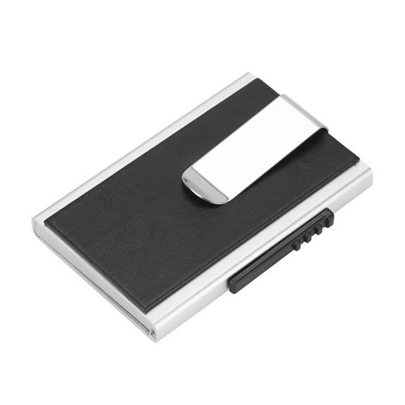 WHAMVOX Anti-theft Card Pack Aluminum Wallet Blocking Wallet Black