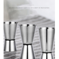 thumbnail image 3 of Stainless Steel Measuring Cup Bar, Measuring Cup, Ounce Cup, Bar, Large, Medium, Small, Double Head Wine Measuring Device (3 Piece Set), 3 of 4
