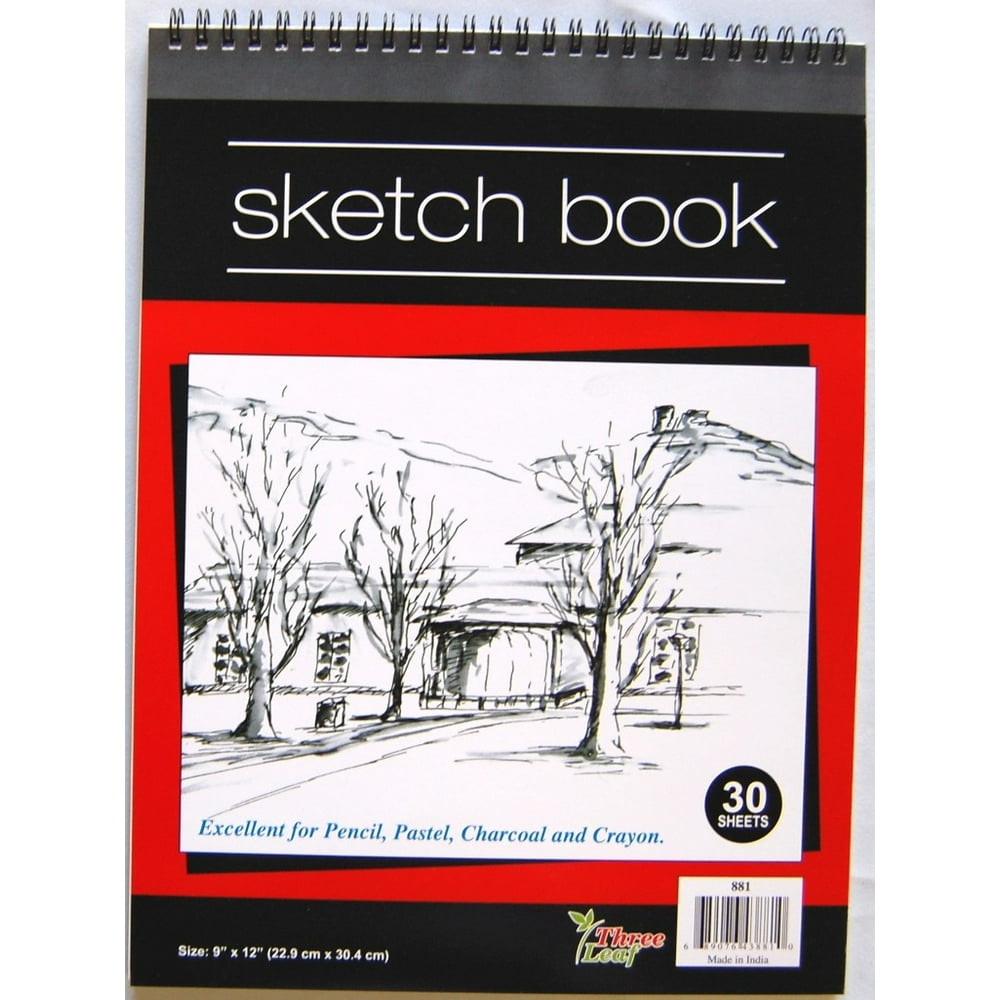 Spiral Sketch Book 30 Sheets 9"" X 12"" Case Pack 48