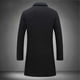 thumbnail image 3 of Abrigo clásico de lana para hombre, talla grande, cálido, de invierno, con una sola botonadura, largo, informal, ajustado, s202412241053, 3 of 4