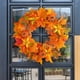 thumbnail image 2 of ¡Liquidación! Coronas de otoño Ynlkorvg para puerta principal. Corona otoñal grande de 40 cm con colgadores. Hojas de arce de seda. Corona de calabaza artificial para puerta. Ideal para pared,, 2 of 8