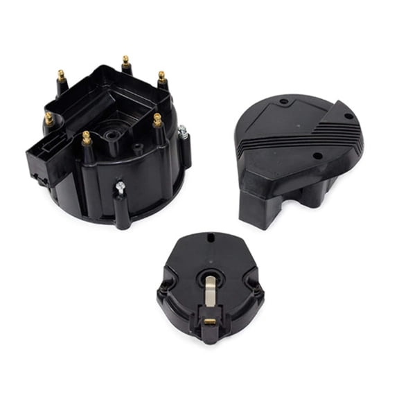 6-Cylinder HEI Super Cap  Rotor Kit - Black