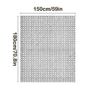 Weloille Black DIY Window Screen Mesh 1 Piece Adjustable Fiberglass Mosquito Net with Magic Tape Cutting Tool Presser Easy Install Insect Screen for Bedroom Kitchen Living Room Windows