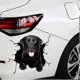 thumbnail image 2 of 1PCS Dog Car Stickers, 3D Labrador Car Decals Personalized Stickers Funny French Bulldog Car Stickers Realistic Dog Vinyl Window Sticker-20cmx20cm, 2 of 5