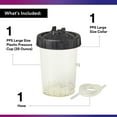 thumbnail image 2 of 3M PPS (Original Series) 16124 PPS H/O Pressure Cup with Air Hose, Large, 28 oz, 1 Pack, 2 of 9