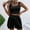 Black, variant on Hauaitttt Two Piece Outfits Women Summer Shorts Sets 2 Piece Sleeveless Matching Crop Top and High Waisted Shorts for Women Lap for Women Cute Swimming Suits Cute Summer Clothes for Juniors Ladies